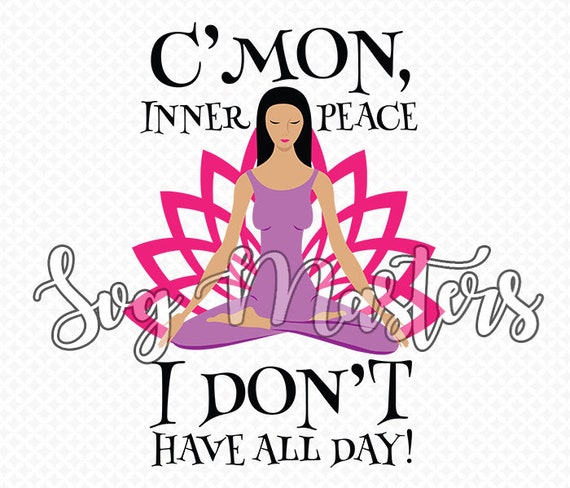 Womens Mens Funny T-Shirt Meditation Yoga Inner Peace Womens Mens Funny T-Shirt Meditation Yoga Inner Peace