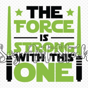 La fuerza es fuerte en este caso: vector, clipart digital divertido, diseño de camiseta, descarga instantánea (svg, jpeg, png)
