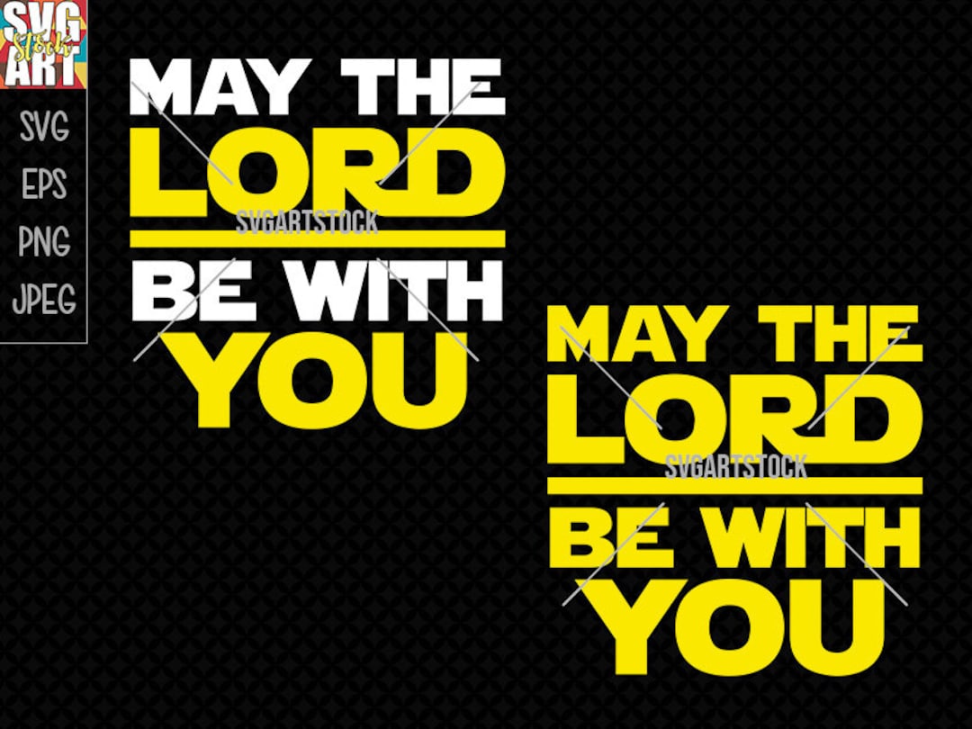 May the Lord Be With You SVG Design, Christian Svg, Digital Clipart ...