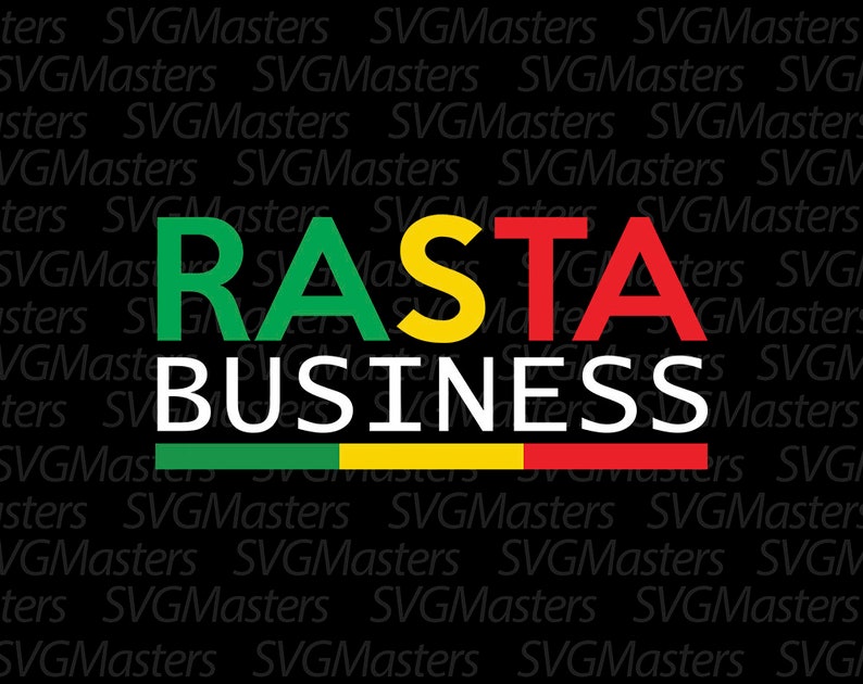 svg reggae vector Rasta Business t-shirt design digital clipart svg, jpeg, png instant download
