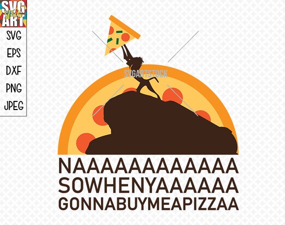 Download Buy Me A Pizza Funny Vector Digital Clipart T Shirt Etsy