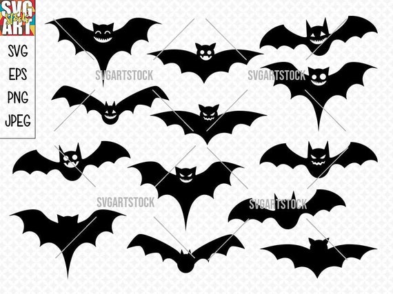 Halloween Flat Bat PNG & SVG Design For T-Shirts