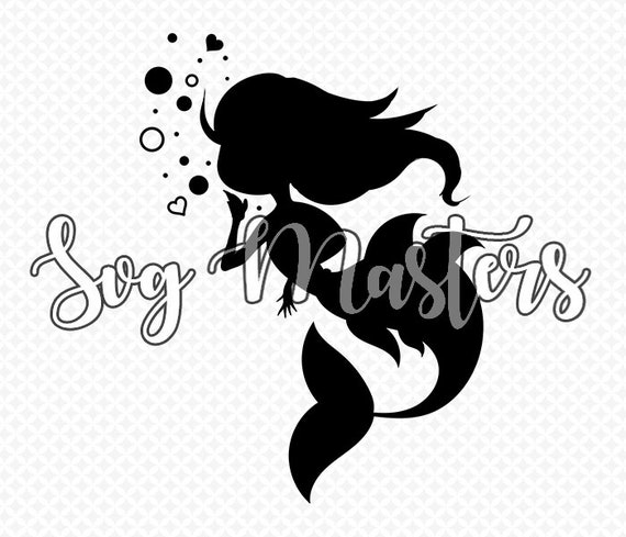 Mermaid Vector Digital Clipart T Shirt Design Instant Etsy
