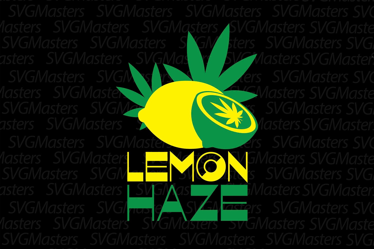 Lemon Haze 420 vector weed svg digital clipart tshirt Etsy