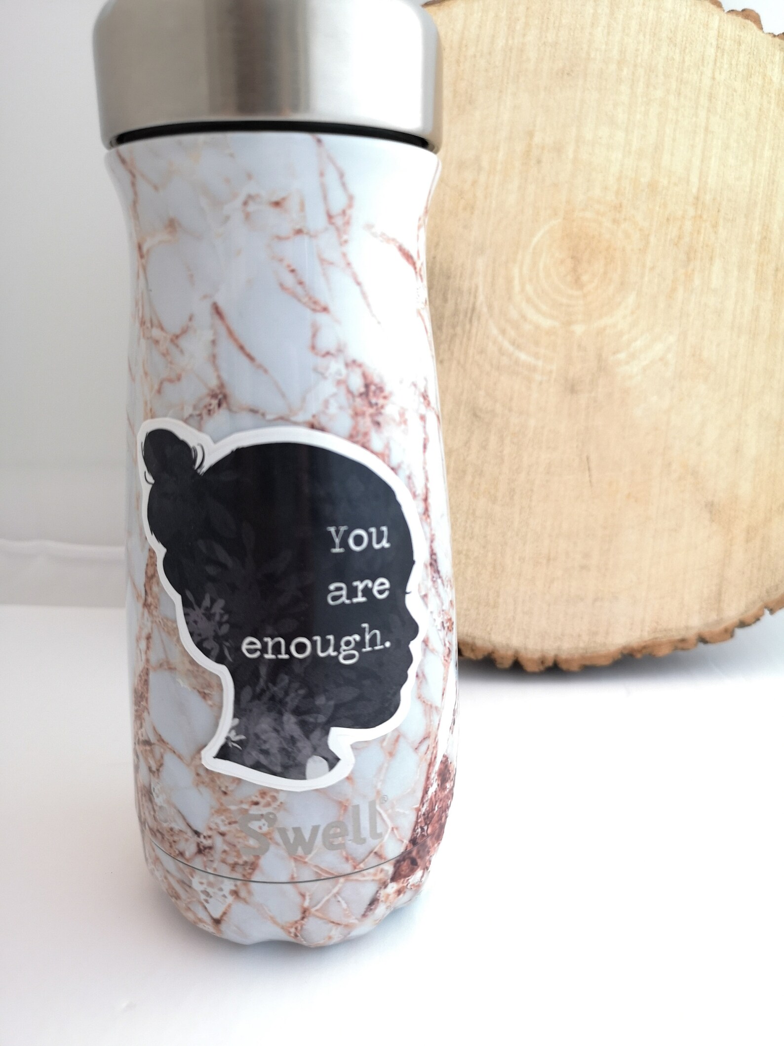 You Are Enough Vinyl decal sticker waterbottle laptop phone Etsy