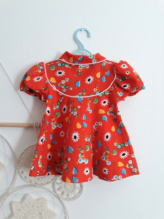 Robe Bebe Fille Tissu Synthetique Coloris Rouge A M Gem Robe Bebe Fille Tissu Synthetique Coloris Rouge A M Gem