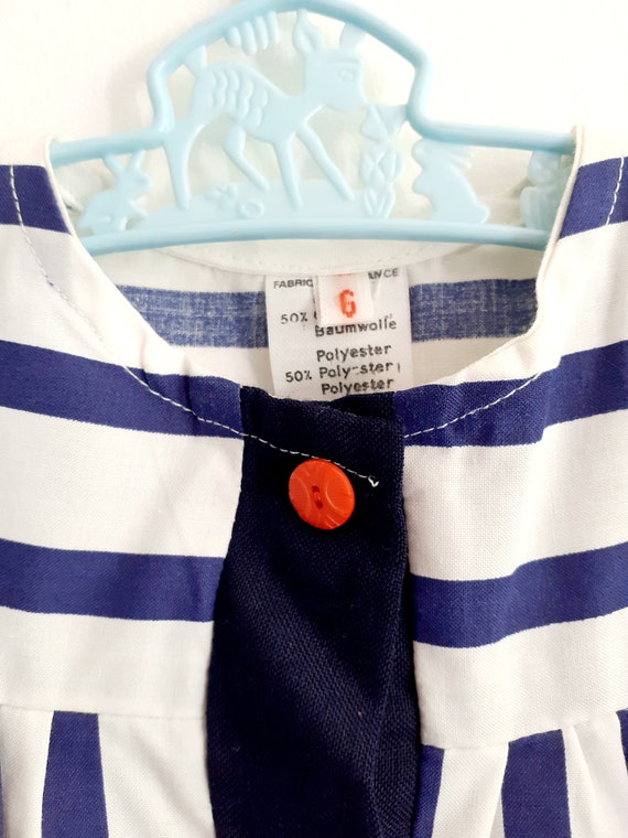 Combination mixed short sleeves / Blue and white … - image 4