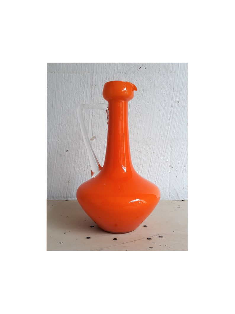 Vase / Pichet / Carafe Vintage / Murano / Verre soufflé / 1960 Etsy