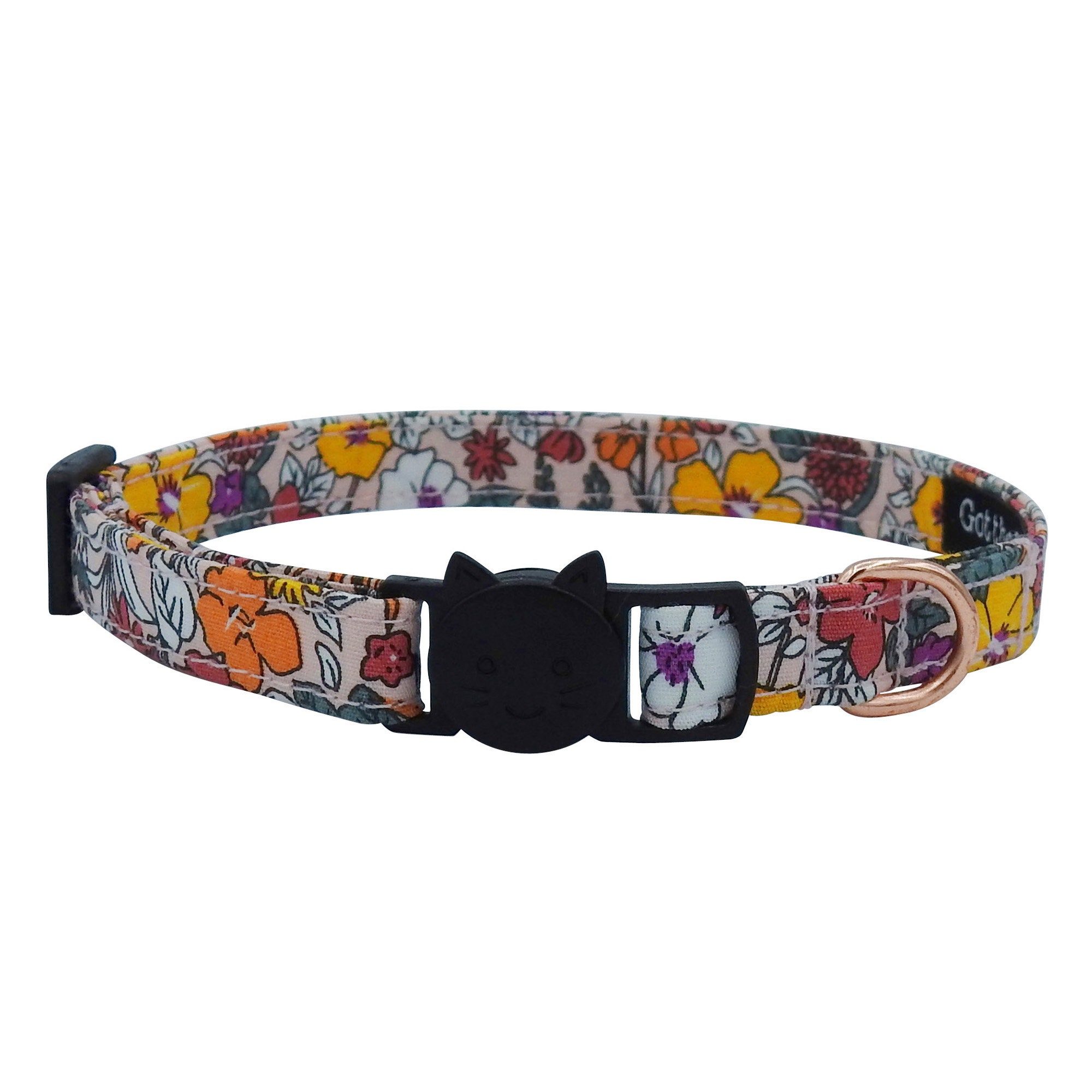 Cat Collar Floral Cat Collar Cat Collar With Pendant Etsy Australia