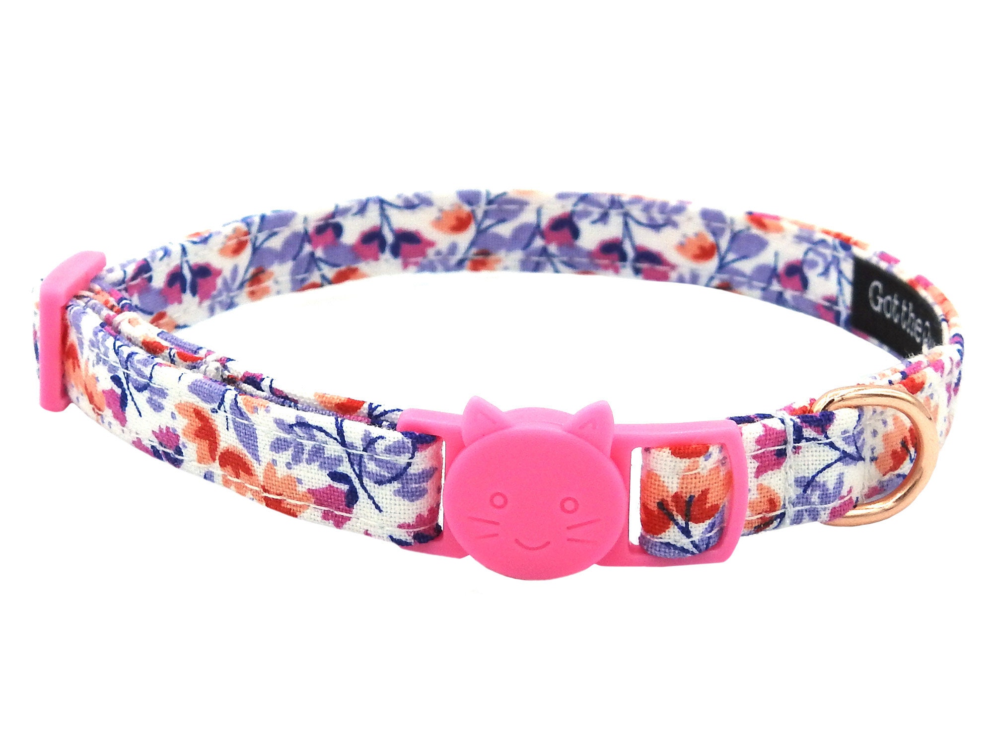 Cat Collar Cat Collar with Bow Bow Cat Collar Pretty Cat Etsy