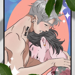 Perro enamorado Yaoi chicos aman el arte manhwa