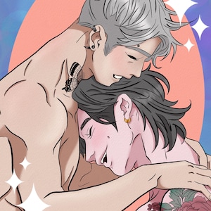 Perro enamorado Los chicos Yaoi aman el arte manhwa