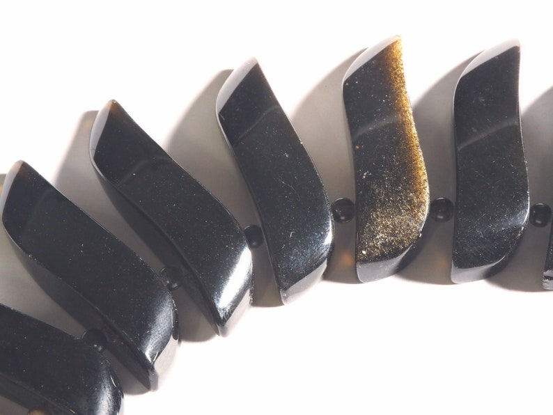 Golden Obsidian beaded necklace