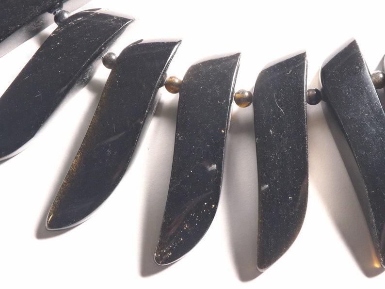 Golden Obsidian beaded necklace