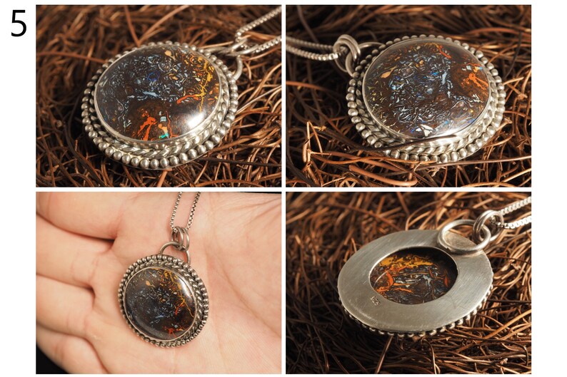 Koroit Boulder Opal Pendant