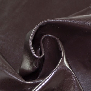 Black Lambskin Nappa Leather Hide: Italian Sheep Leather for Crafts