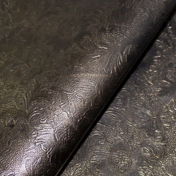 Bronze sheep leather, nappa hide, bronze lambskin, ~1mm, lamb hide, leather for crafts.