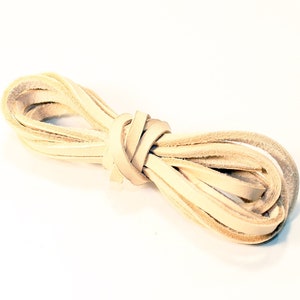 1.5m leather cord, leather lace, vegetable tanned leather lace, 4.9feets lace, leather craft supplies, handmade supplies, veg tanned leather