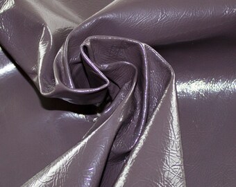 Dark Gray Lambskin Leather Hide: Nappa Sheep Leather for Crafts