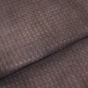 Dark Brown Lambskin Nappa Leather Hide: Italian Leather for Crafts (~1mm)