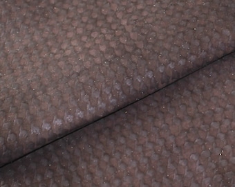 Dark Brown Lambskin Nappa Leather Hide: 70x46cm Italian Leather