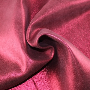 Red sheep leather, nappa hide, red glitter lambskin, ~1mm, lamb hide, leather for crafts.