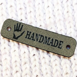 Faux leather tags for handmade items, vegan friendly leather, faux leather tags, labels for handmade items, leather labels, clothing tags.