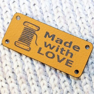 Faux leather tags for handmade items, vegan friendly leather, faux leather tags, labels for handmade items, leather labels, clothing tags.