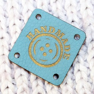 Faux leather tags for handmade items, vegan friendly leather, faux leather tags, labels for handmade items, leather labels, clothing tags.