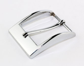 Belt buckle 35 mm, Chrome Plated, Waistband buckle, Leather Craft Accessories, BLK-9-XGJ 502/40 CP