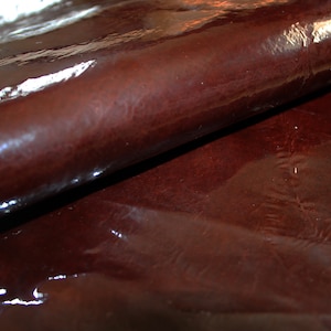 Dark brown sheep leather, nappa hide, dark brown lambskin, ~1mm, lamb hide, leather for crafts. N07
