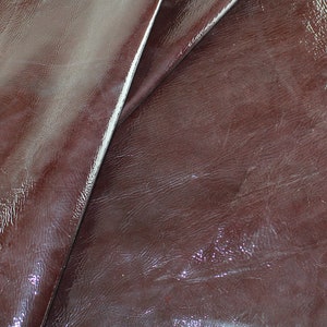Dark Brown Lambskin Leather: Nappa Hide for Crafts (26x26 inch)
