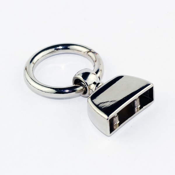 Metal Key Ring Charm, Key Ring hardware,  22 mm inside diameter.