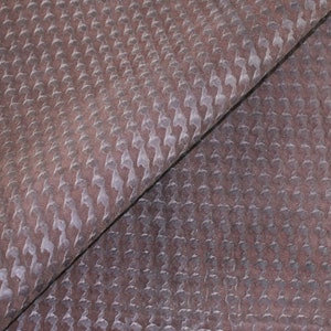 Dark Brown Lambskin Nappa Leather Hide: Italian Sheep Leather for Crafts
