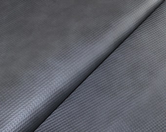 Black Lambskin Nappa Leather Hide: Italian Sheep Leather for Crafts (75x66cm)