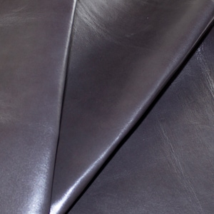 Black Nappa Lambskin Leather Hide: Italian Leather for Crafts (73x66cm)