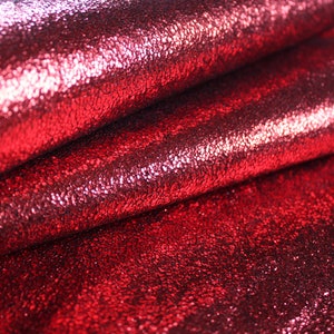 Red sheep leather, nappa hide, red lambskin, ~1mm, lamb hide, leather for crafts.