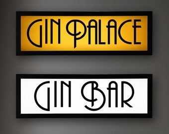 GIN LED-ljusskyltar - vintage eller vitt sken - se urvalet - usb (120)