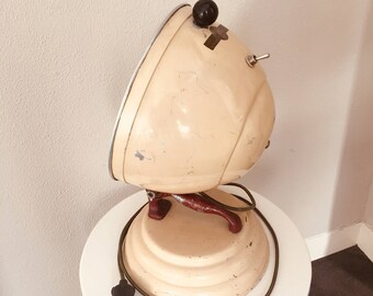 Vintage Hairdressing lamp made of heat lamp from Birmingham