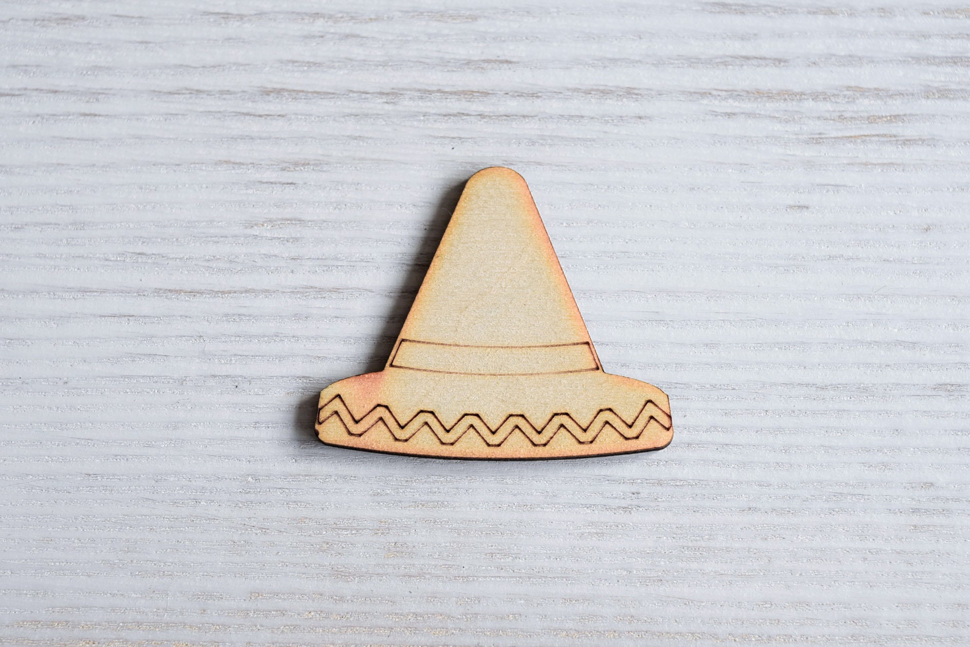 Wooden Mexican Hat Laser Cutwood Cutout 
