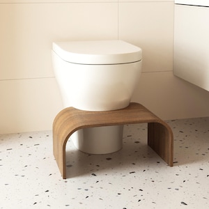 Taburete de madera para niños pequeños, ayudante de baño portátil, escalera de madera, escalones de inodoro para niños pequeños, taburete individual para ayudar con la postura
