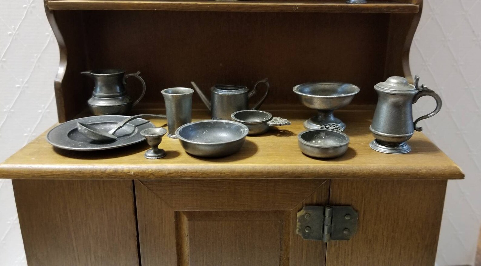 The Colonial American Pewter Miniatures Collection Franklin Etsy