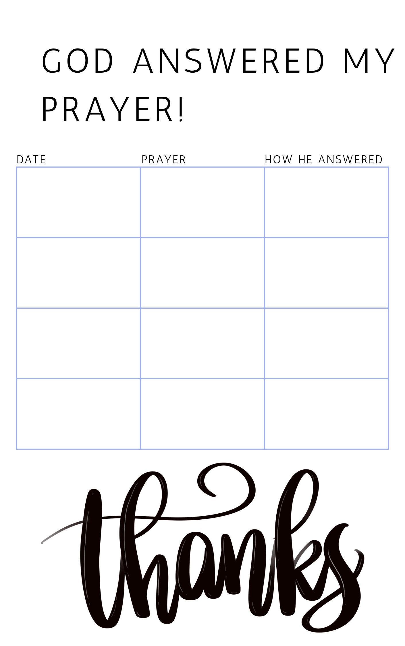 Kids Daily Prayer Journal Printable • Christian Homeschool Devotional ...