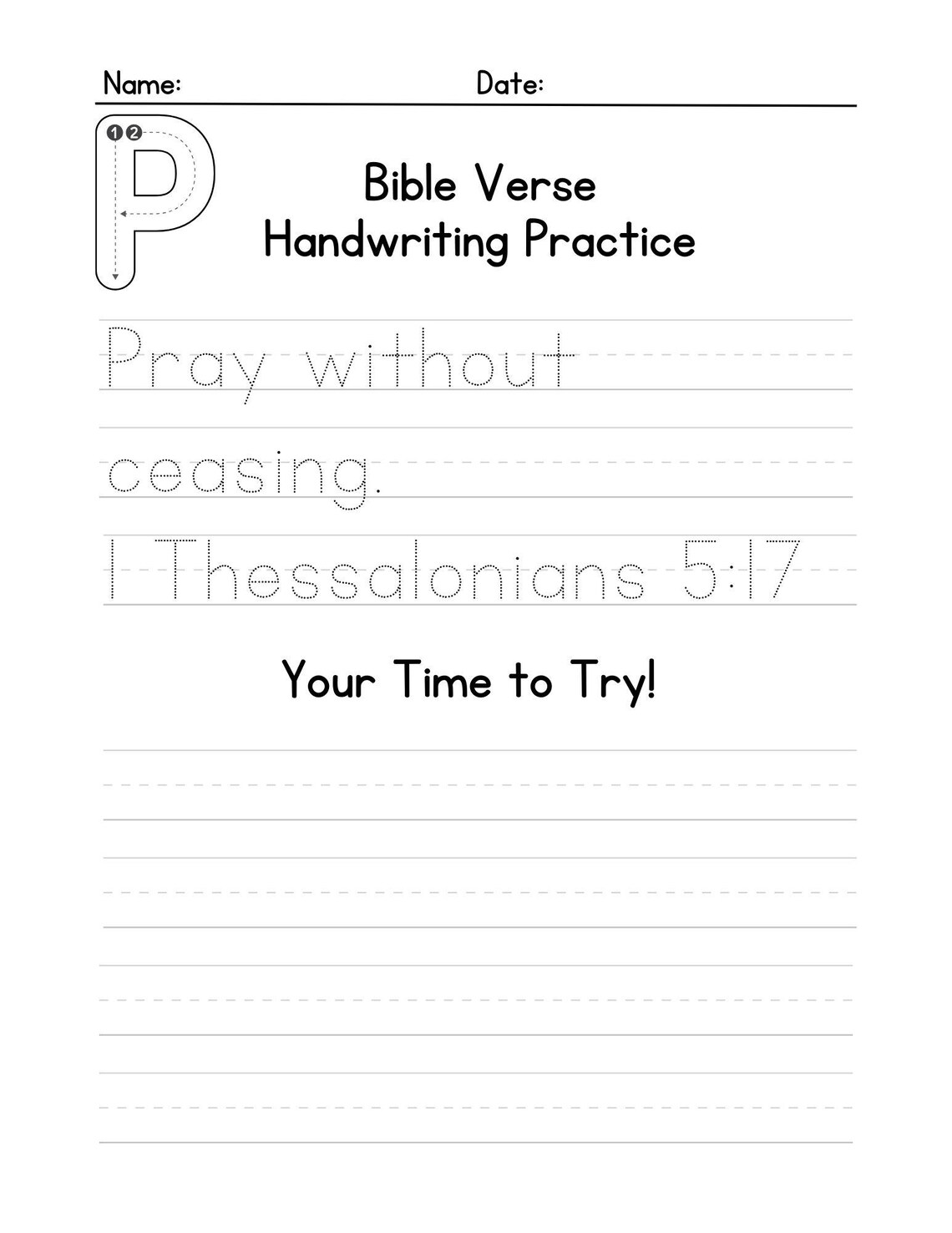 26 Bible Verses- Alphabet Bible Verses- Handwriting Practice - Bible ...