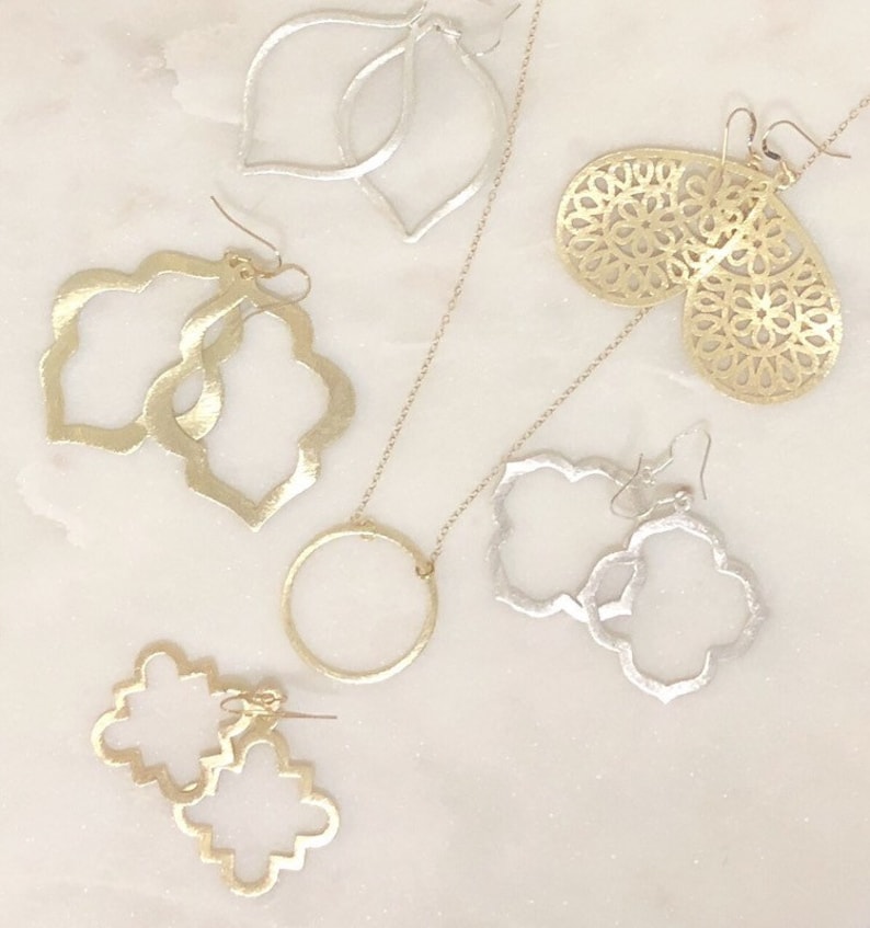 Silver Statement Earrings Silver Boho Dangle Earrings Etsy UK