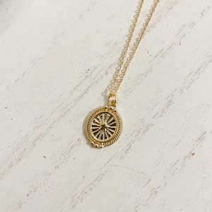 Star Coin Necklace , Gold Star Necklace , Boho Star  Necklace, Minimalist Necklace, Best Friend Jewelry, WISH