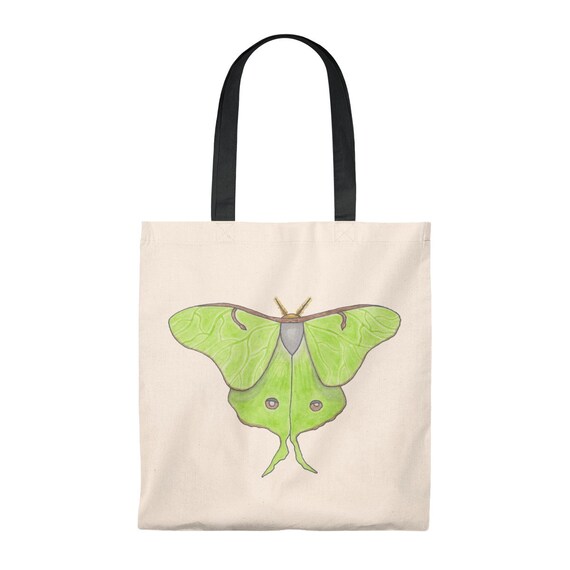 butterfly canvas tote bag