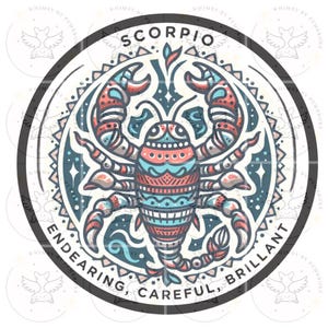 Scorpio Svg, Scorpio Png, Horoscope Scorpio Svg, Horoscope Png, Bohemian Zodiac, Instant Download, Zodiac Svg, Zodiac Png, Bohemian Scorpio