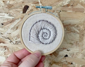 Shell wall decor, Punch needle shell, Under the sea, Shell, Kids wall decor, Children’s decor, Nursery embroidery,Kids room embroidery
