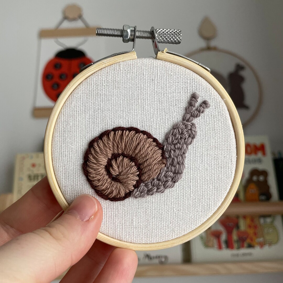 Snooky the Snail Hot Iron Embroidery Transfers – CRE Crafts